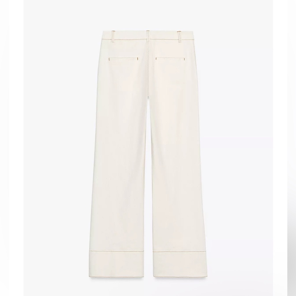 Women's Cream Pants - Picture 4 of 8